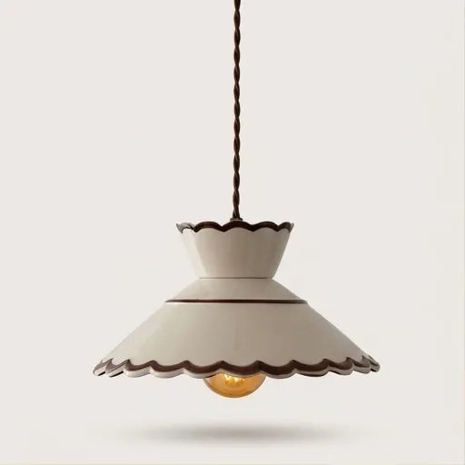 Hand Painted Ceramic Pendant Lamp